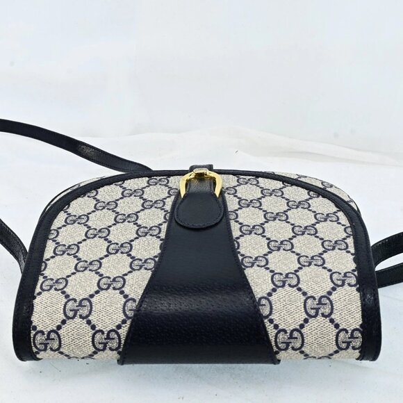 Authentic GUCCI Web Sherry Line PVC Leather Shoulder Bag bsj287-121225 - Picture 6 of 16